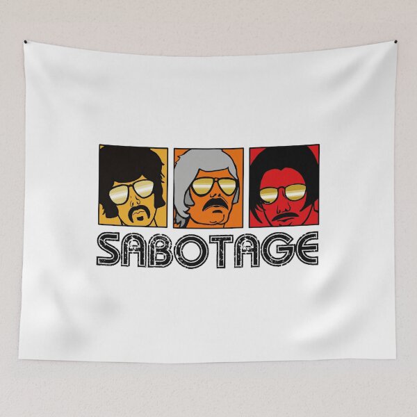 Item preview, Beastie Boys Sabotage Face Illustration designed and sold by Alfredierstreet.