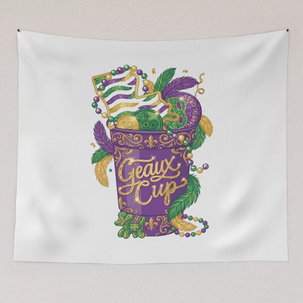 Item preview, Geaux Cup Mardi Gras Funny Party  designed and sold by ArleneRowe.