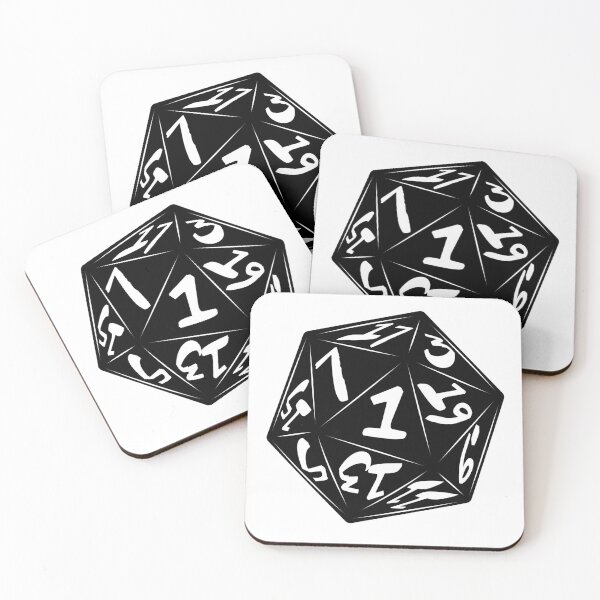 Item preview, D20 Dice designed and sold by SideQuest - Scribbled Chaos!.