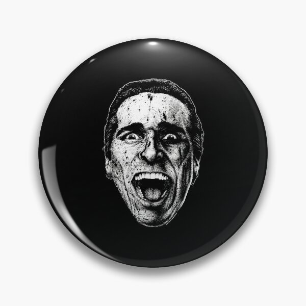 Item preview, American Psycho Screaming Face Sketch Style designed and sold by Adenahilton.
