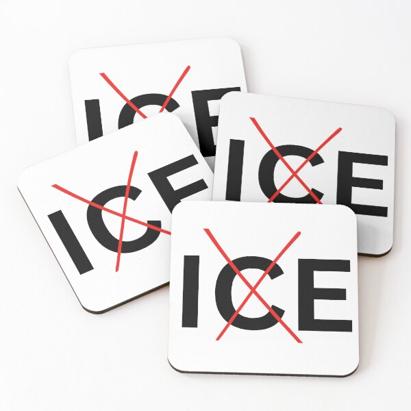 Item preview, Crossed-Out ICE Typography Anti ICE Protest  designed and sold by AlienTechs.