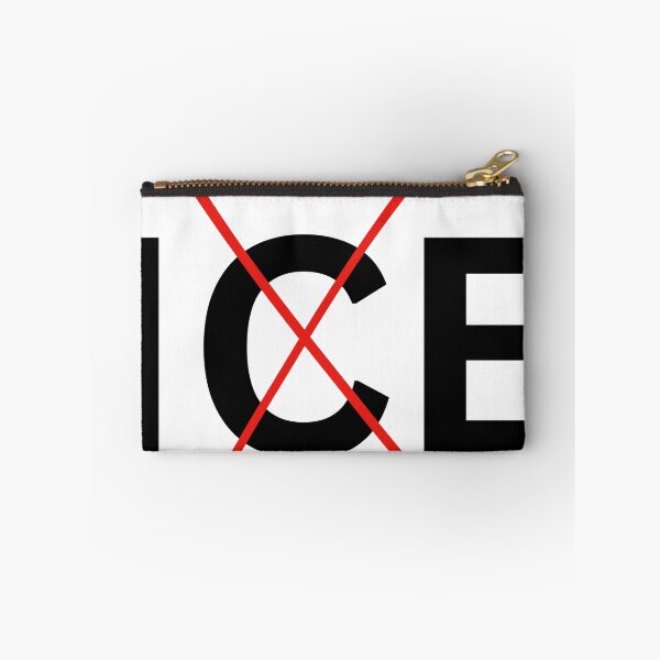 Item preview, Crossed-Out ICE Typography Anti ICE Protest  designed and sold by AlienTechs.