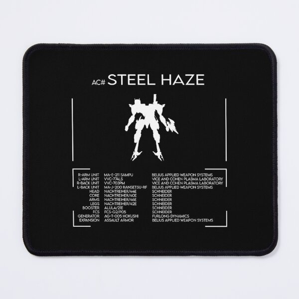 Item preview, Armored Core Steel Haze Blueprint Style designed and sold by Shariceuttrell.