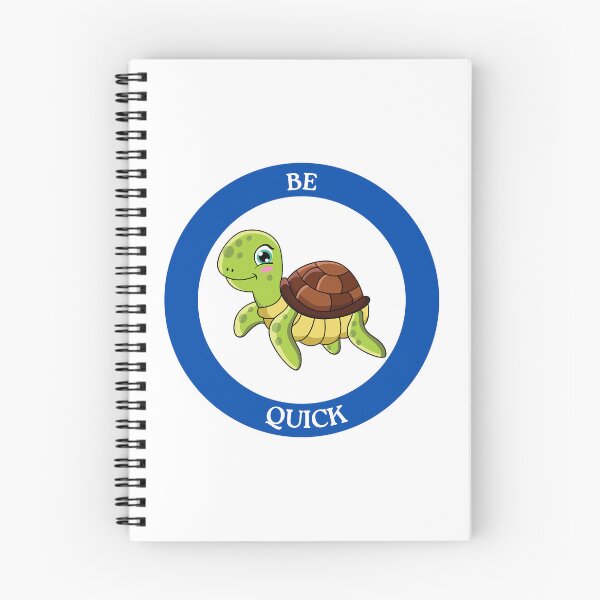 Item preview, Be Quick Turtle - Cute Green Turtle with Blue Eyes Circle Design designed and sold by Love3Happy.