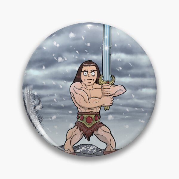 Item preview, Storn Asgrim The Heroic Barbarian designed and sold by SideQuest - Scribbled Chaos!.