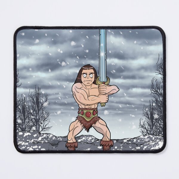 Item preview, Storn Asgrim The Heroic Barbarian designed and sold by SideQuest - Scribbled Chaos!.
