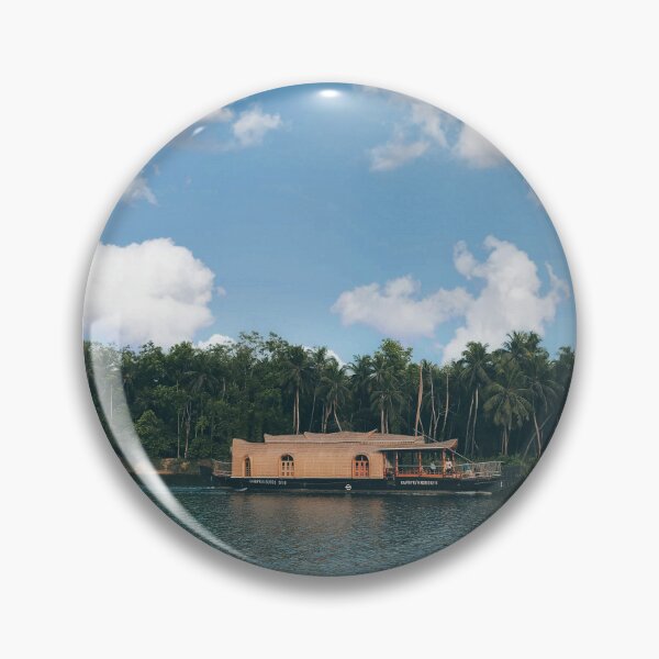 Item preview, Houseboats in Kerala – Tropical Backwaters Design designed and sold by MedMoodStudio.