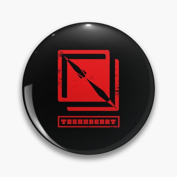 Item preview, Armored Core Technocrat Warning Logo designed and sold by Shariceuttrell.