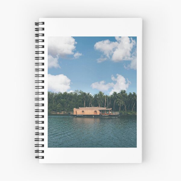 Item preview, Houseboats in Kerala – Tropical Backwaters Design designed and sold by MedMoodStudio.