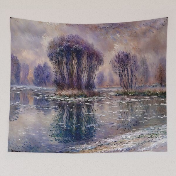 Item preview, Ice Floes - Poetic Exploration of Winter's Embrace designed and sold by artdesignsnow.