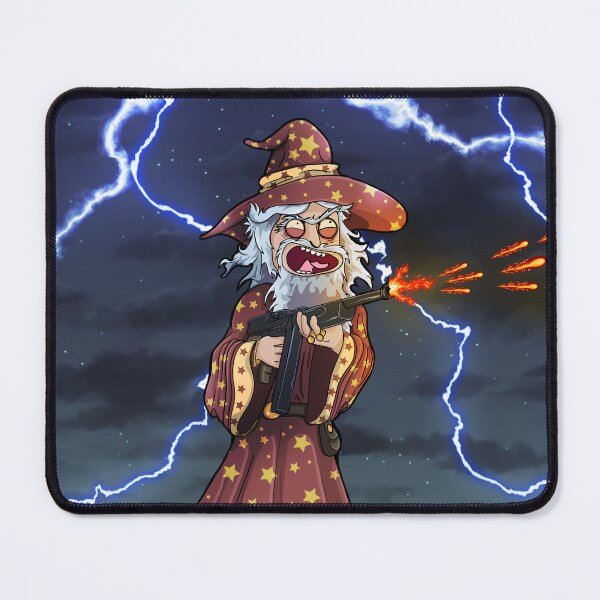 Item preview, The Wizard of the Gilded Barrage designed and sold by SideQuest - Scribbled Chaos!.