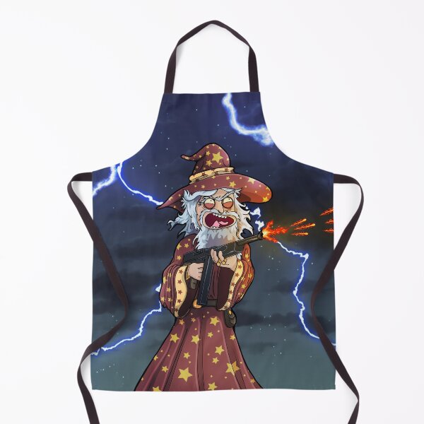 Item preview, The Wizard of the Gilded Barrage designed and sold by SideQuest - Scribbled Chaos!.