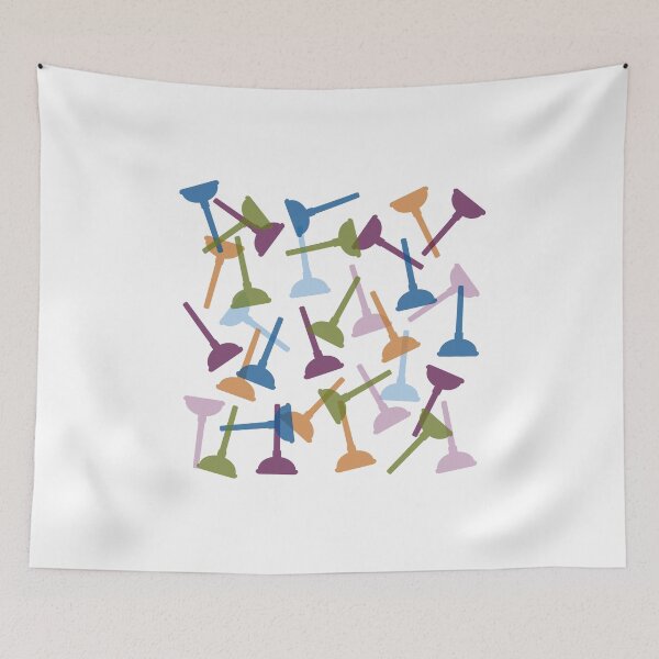 Item preview, Decorative colorful Pömpel - Plumber's dream designed and sold by chrisbears.