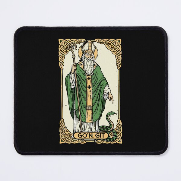Artikelvorschau, St. Patrick Snake Gon Git Karte Saint Pattys Irisch Katholisch entworfen und verkauft von jakaun.