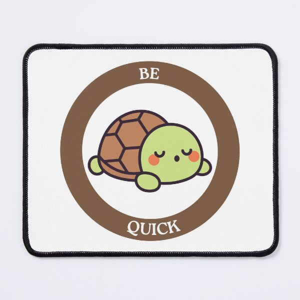 Item preview, Be Quick Turtle - Sleeping Turtle in Cozy Circle Meme Art designed and sold by Love3Happy.