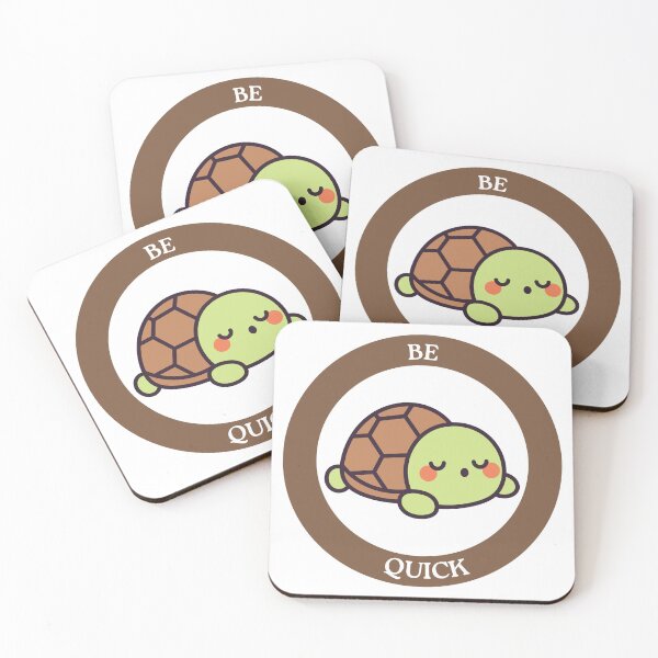 Item preview, Be Quick Turtle - Sleeping Turtle in Cozy Circle Meme Art designed and sold by Love3Happy.