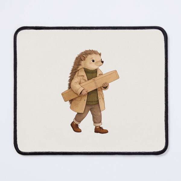 Item preview, Hedgehog Carrying Wooden Box designed and sold by Ombrya.