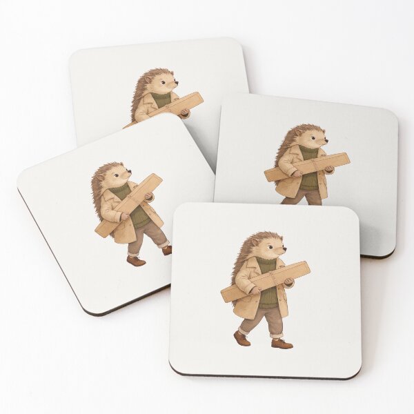 Item preview, Hedgehog Carrying Wooden Box designed and sold by Ombrya.