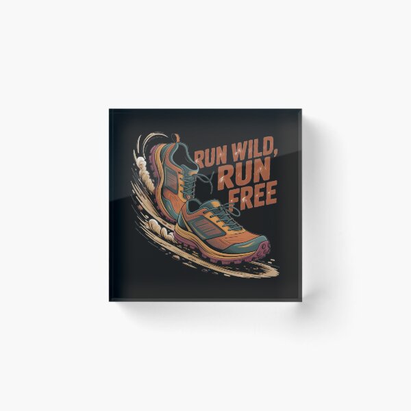 Item preview, Run Wild Run Free Shirt – Trail Running T-Shirt, Mountain Runner Tee, Outdoor Fitness Gift designed and sold by ImaginedSpace7.
