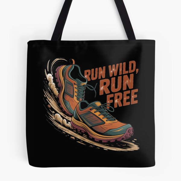 Item preview, Run Wild Run Free Shirt – Trail Running T-Shirt, Mountain Runner Tee, Outdoor Fitness Gift designed and sold by ImaginedSpace7.
