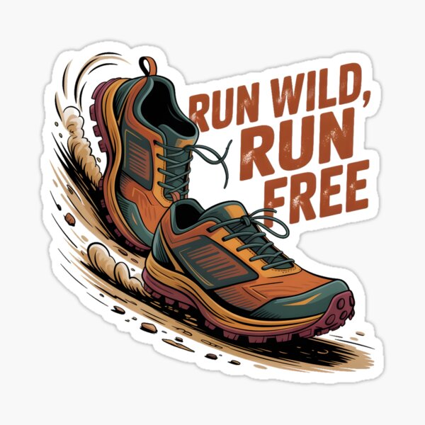 Item preview, Run Wild Run Free Shirt – Trail Running T-Shirt, Mountain Runner Tee, Outdoor Fitness Gift designed and sold by ImaginedSpace7.