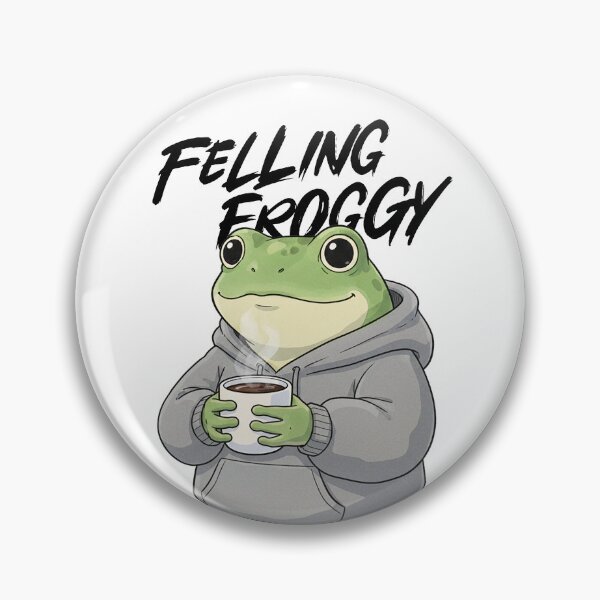 Item preview, Feeling Froggy, Frog meme. designed and sold by Tonsala.