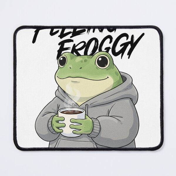 Item preview, Feeling Froggy, Frog meme. designed and sold by Tonsala.