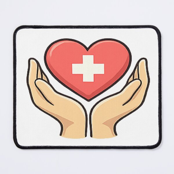 Item preview, Caring Hands Holding a Medical Heart designed and sold by myforestfog.