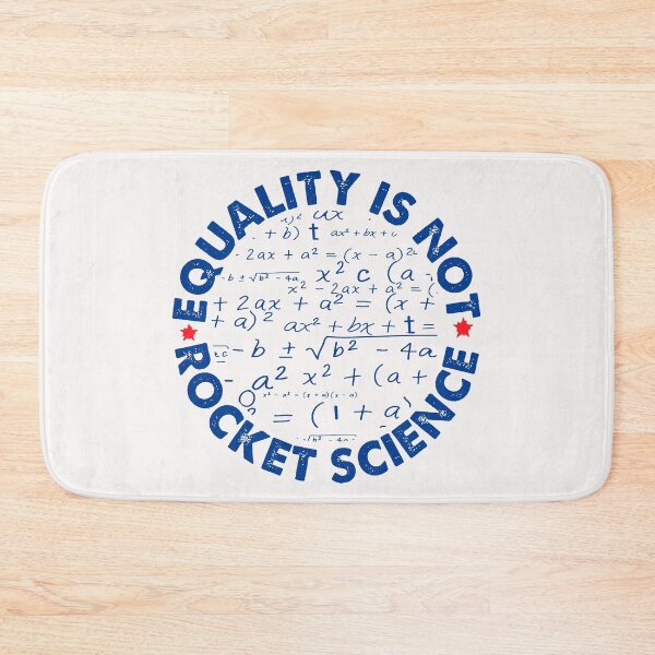 Item preview, Equality Is Not Rocket Science; designed and sold by StickerApe.