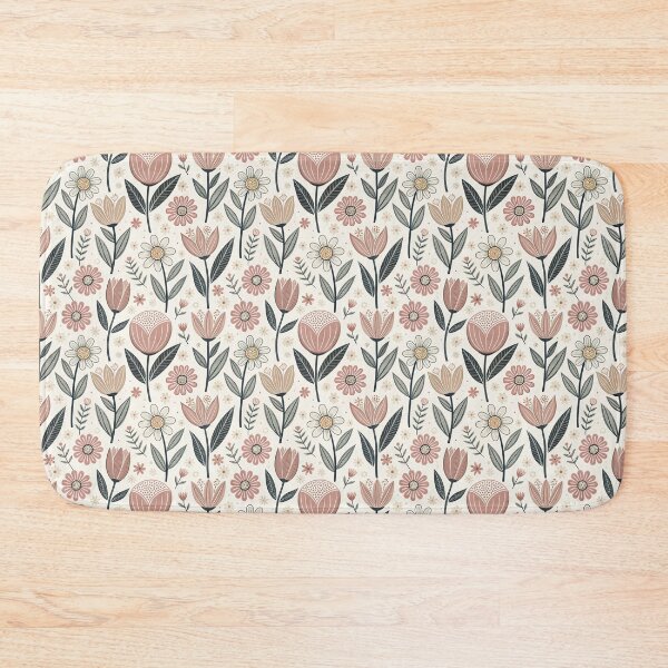 Item preview, Tulip & Daisy Folk Symbols | Scandinavian Spring Design designed and sold by Shuga-Design.