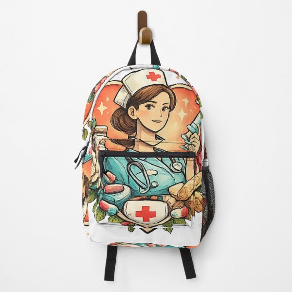 Item preview, Nurse with a Heart – Compassionate Medical Illustration designed and sold by myforestfog.