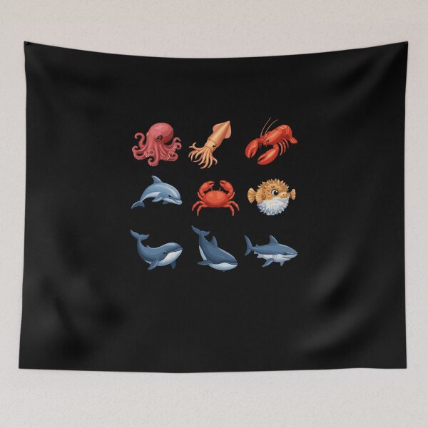 Item preview, Underwater Sea Creatures Marine Life Set designed and sold by PopStars1993.
