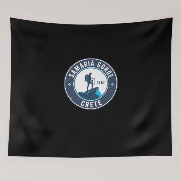 Item preview, Samaria Gorge National Park Crete Hiking Badge designed and sold by PopStars1993.