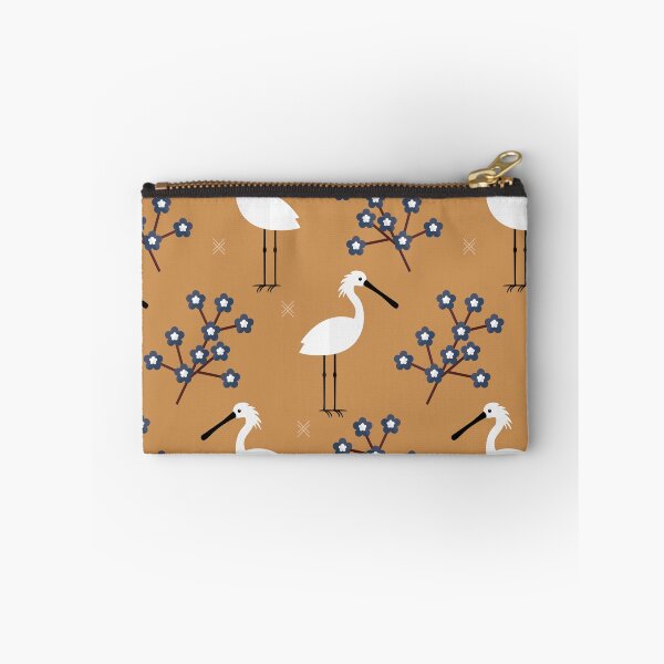 Item preview, Spoonbills on brown designed and sold by reneesillus.