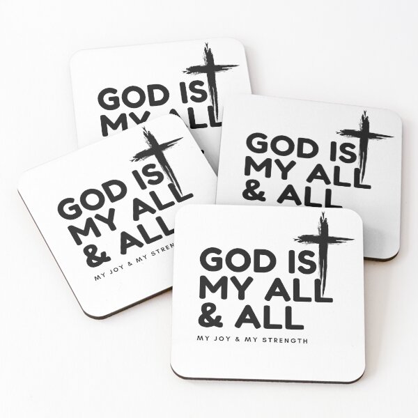 Item preview, God is my all and all Christian design designed and sold by TheProverbsMom.