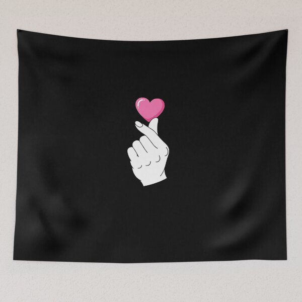 Item preview, Korean Finger Heart K-Pop Love Symbol designed and sold by PopStars1993.