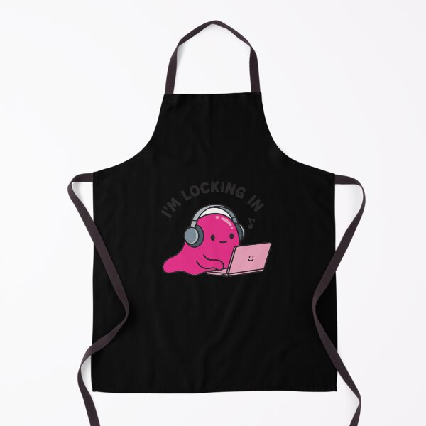 Item preview, Pink Locking In Aesthetic Character with Headphones designed and sold by PopStars1993.