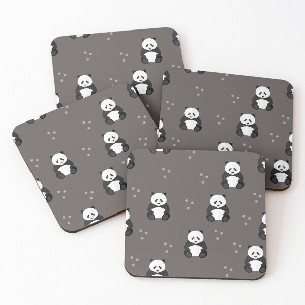 Item preview, Pandas on grey designed and sold by reneesillus.