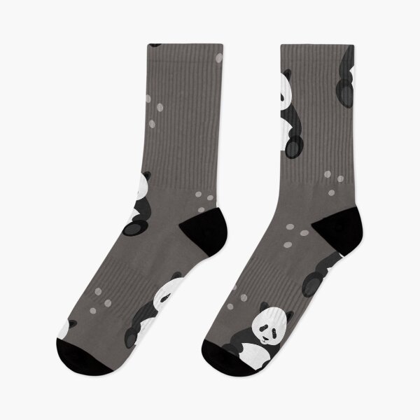 Item preview, Pandas on grey designed and sold by reneesillus.