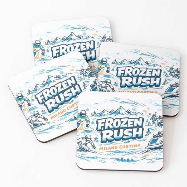 Item preview, Frozen Rush – Winter Sports Illustration designed and sold by doorzz.