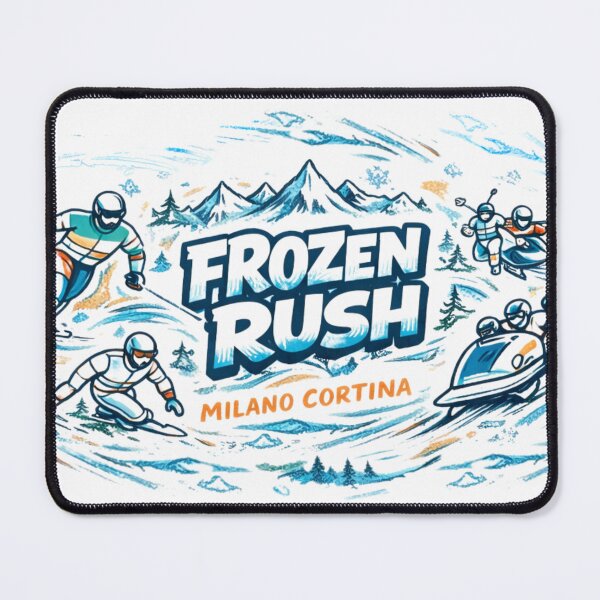 Item preview, Frozen Rush – Winter Sports Illustration designed and sold by doorzz.