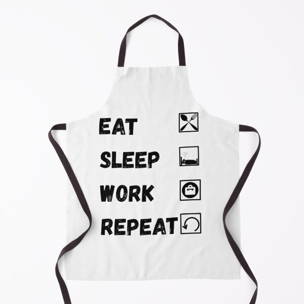 Item preview, Minimalist Eat Sleep Work Repeat Routine Graphic for Productivity Lovers designed and sold by KapiPrint.