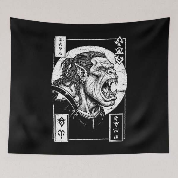 Item preview, Orc Samurai Fantasy Gaming RPG Orcs Mini Painter Gamer designed and sold by GrandeDuc.