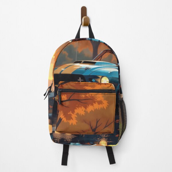 Item preview, Classic Ford Mustang in autumn – sports car at sunset designed and sold by Salimgor Hangaround Music.