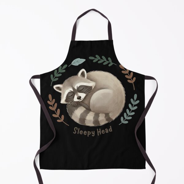 Item preview, Sleepy Head Raccoon designed and sold by LittleLoopArt.