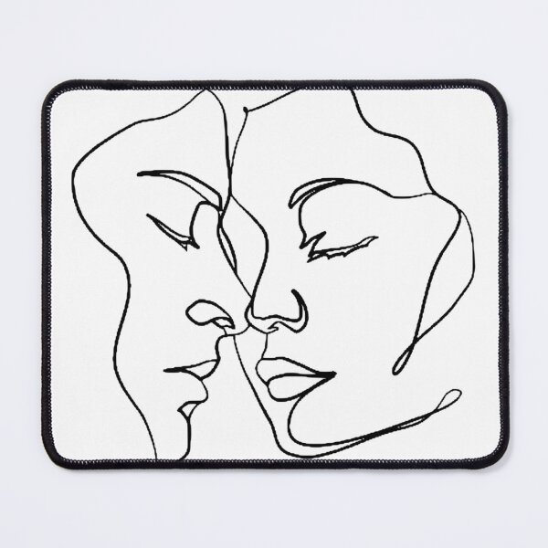 Item preview, Minimalist Line Art Couple – "Always Close To Each Other designed and sold by LoraDesign98.