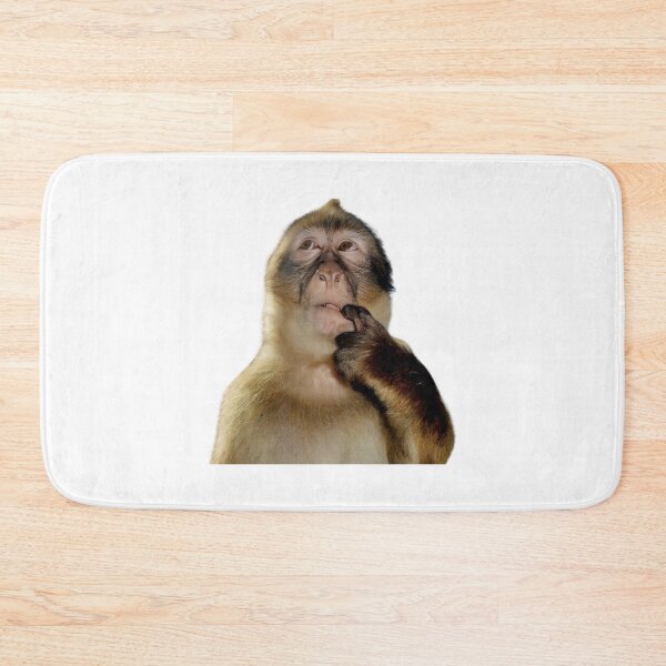 Item preview, Funny Monkey Thinking Meme designed and sold by gusmanvinagetti.