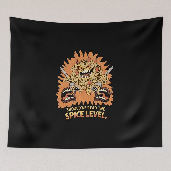 Item preview, Should’ve Read the Spice Level – Funny Spicy Noodles Comic Horror Design designed and sold by Popstudio85.