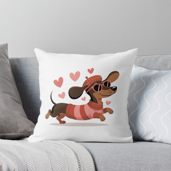Item preview, Cute Dachshund in Pink Outfit designed and sold by jkrphoto.