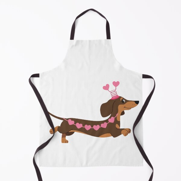 Item preview, Dachshund Wearing Heart Antennae designed and sold by jkrphoto.